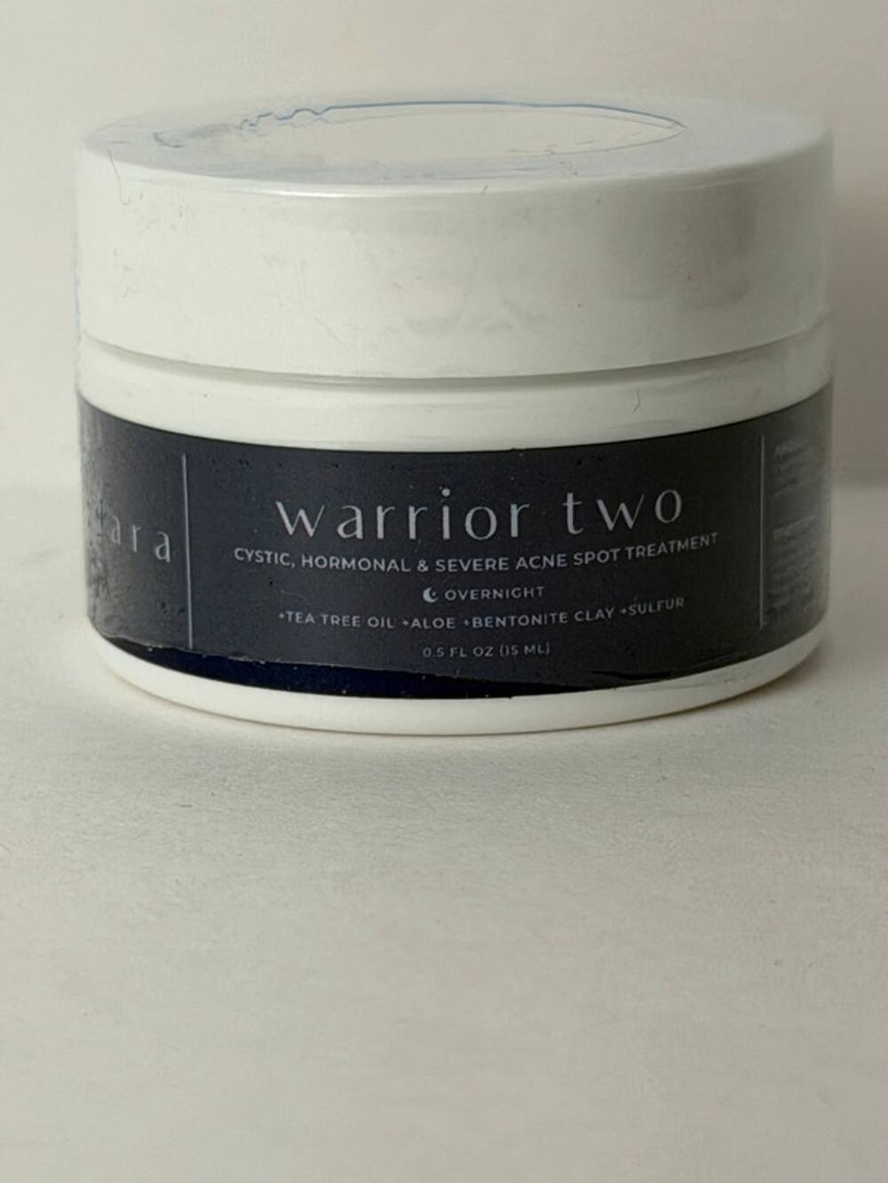 Ayadara Warrior Two Acne Spot Treatment 0.5 oz Sulfur Tea Tree New Exp 11/2026